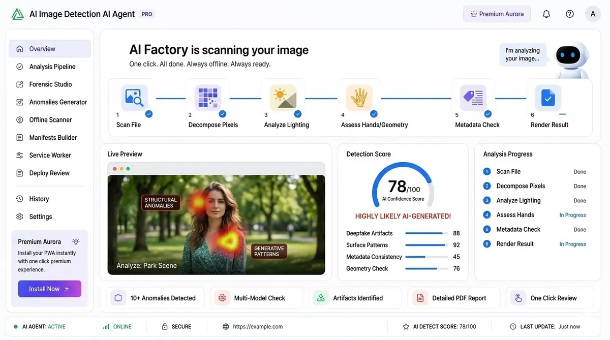 AI PHP SEO dashboard — example of the AI tool dashboard software